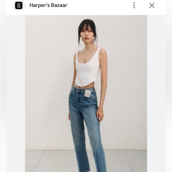 Brock Collection x H&M White Corset Top - Picture 2 of 8